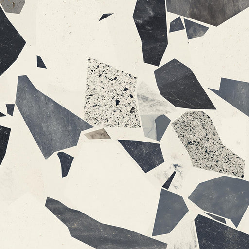 Terrazzo Mural Wallpaper | Monochrome