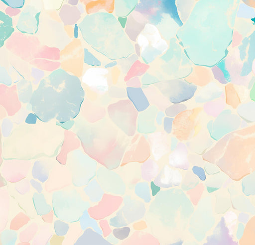 Terrazzo Mural Wallpaper | Pastel Multicolor