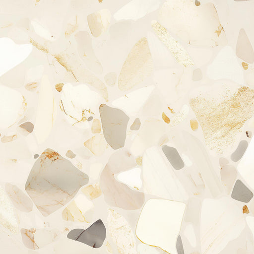 Terrazzo Mural Wallpaper | Golden Spikes