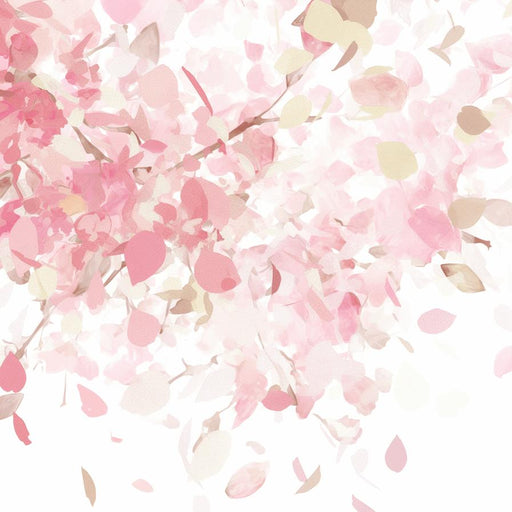 Headboard Mural Wallpaper | Pink Flower Petals