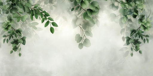 Headboard Mural Wallpaper | Verdure and Mist