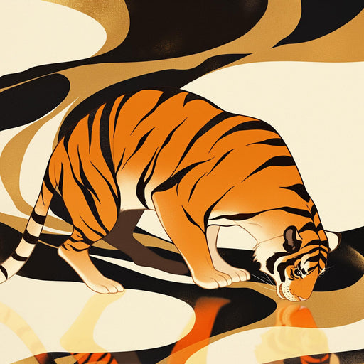Tiger Wallpaper | Golden River