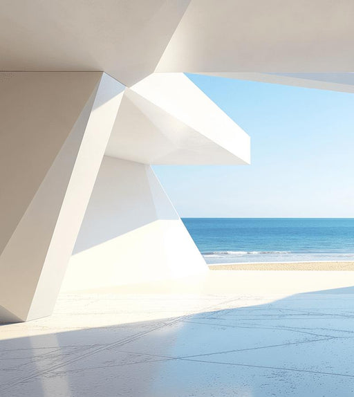 Mural Wallpaper Optical Illusion | Modern Architecture