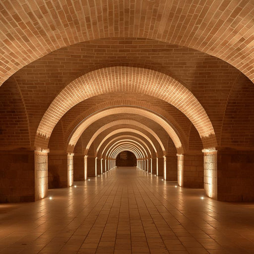 Mural Wallpaper Optical Illusion | Stone Vaults