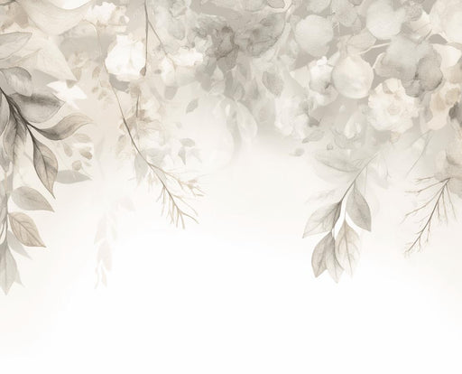 Beige Vegetation Wallpaper | Drooping Branches