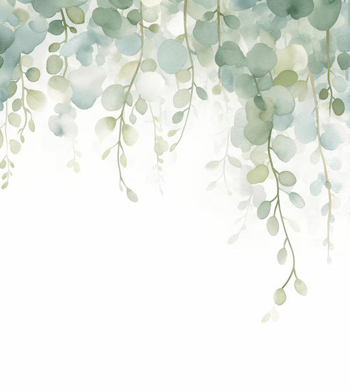 Foliage Mural Wallpaper | Cascading Vegetation