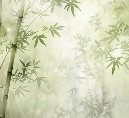 Zen Mural Wallpaper | Mist and Bamboo