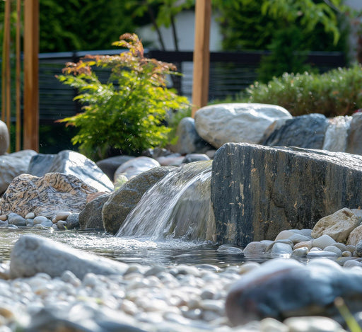 Zen Wallpaper | Cascade in the Small Japanese Garden