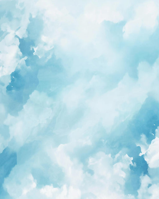 Zen Mural Wallpaper | Blue Sky and Clouds