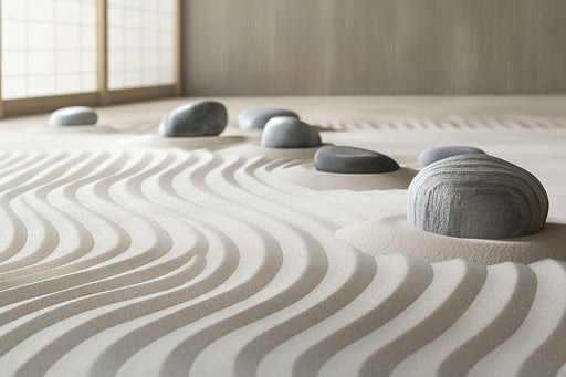 Zen Wallpaper | Japanese Garden Sand and Stones
