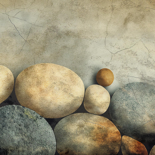 Zen Mural Wallpaper | 2D Stones