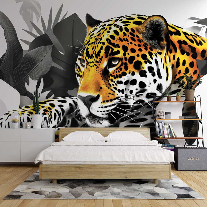 Papel pintado de jaguar | Camuflaje