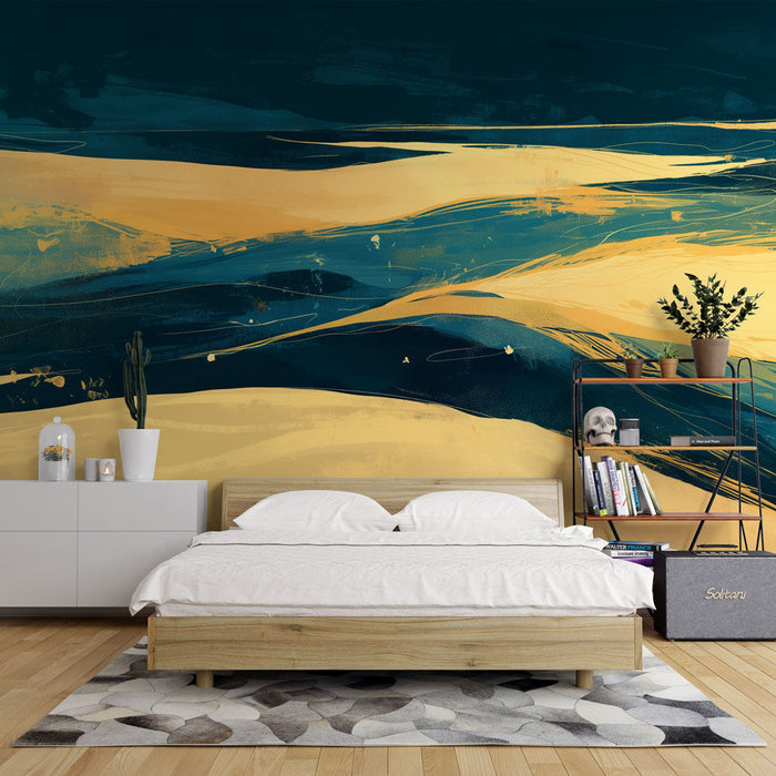 Ocean and Beach Mural Wallpaper | Tide of the Day