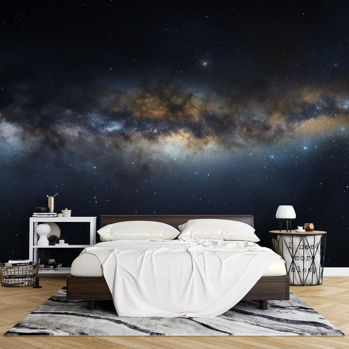 Space Mural Wallpaper | Milky Way and Bright Stars