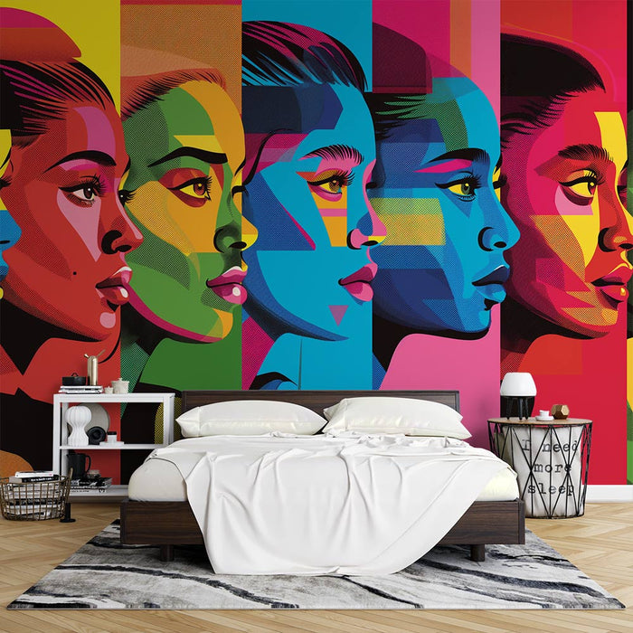 Carta da parati pop art | Ritratti iconici