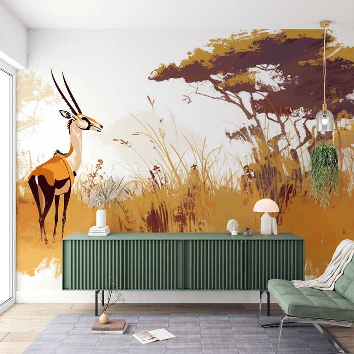 Antilope Tapet | Vild Savannah