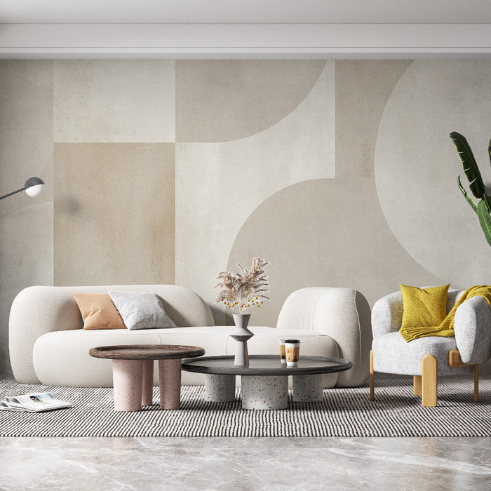 Art Deco Tapet | Nyanser av beige