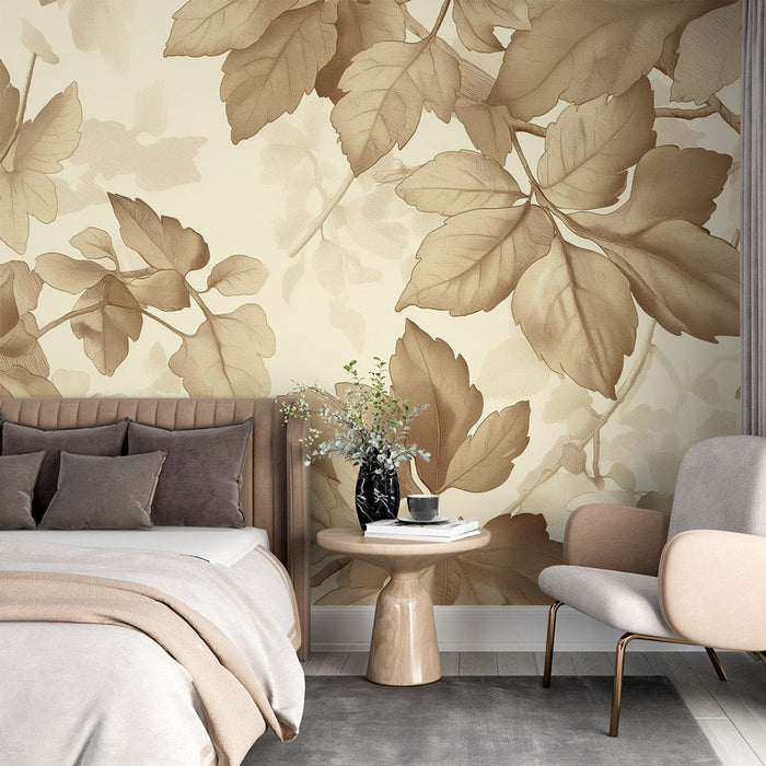 Tapetti Foliage | Sävyjä Beige