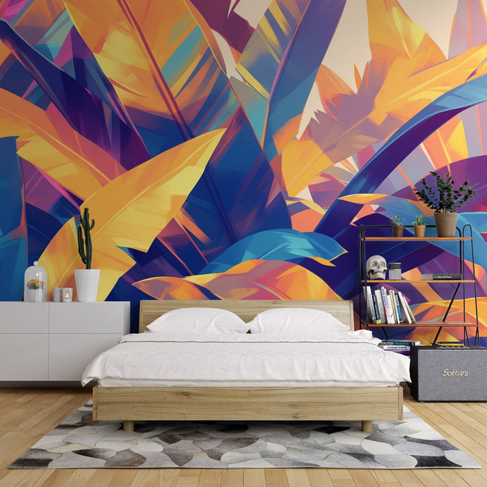 Foliage Mural Wallpaper | Multifargede nyanser