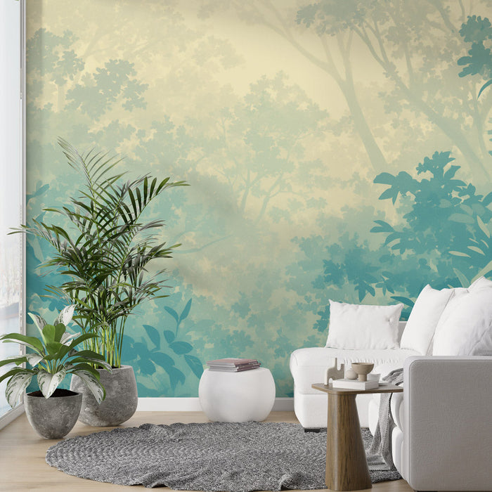 Foliage Mural Wallpaper | Zelena Paleta