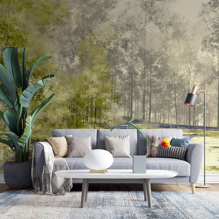 Forest Mural Wallpaper | Arrival of Spring