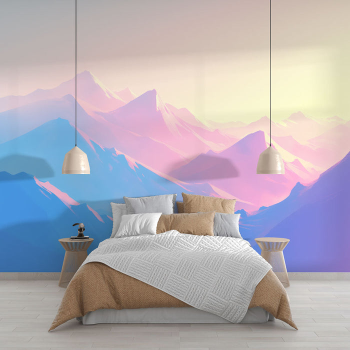 Mountain Wallpaper | Calm Pastel