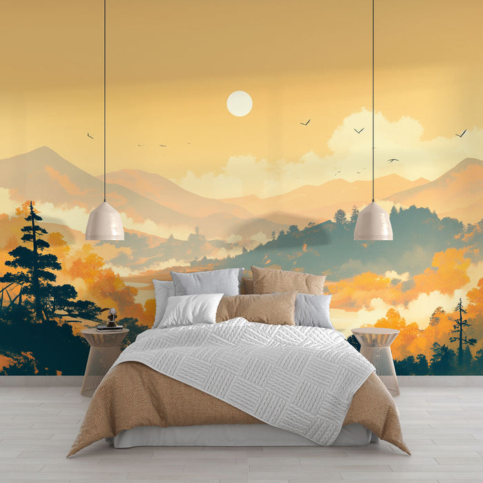 Mountain | Forest Mural Wallpaper