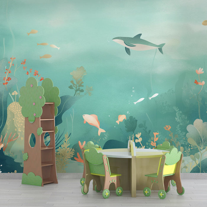 Ocean Mural Wallpaper | Fauna and Flora