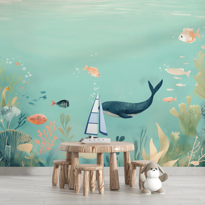 Ocean Mural Wallpaper | Marine Life