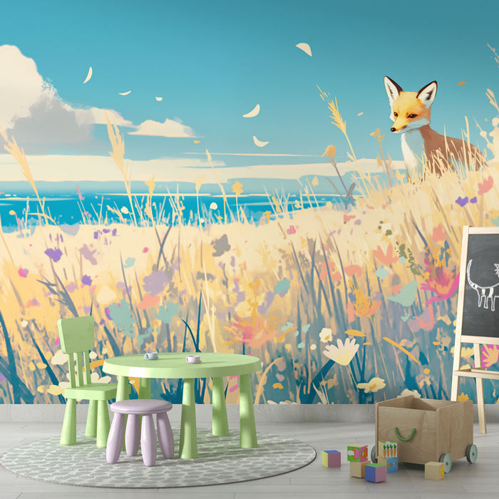 Fox Mural Wallpaper | Between Sea and Prairie