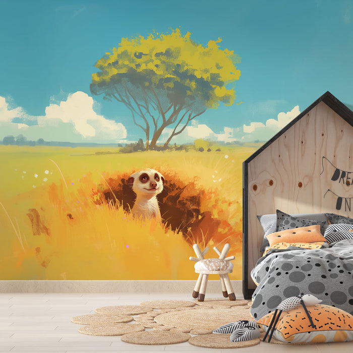 Meerkat Mural Wallpaper | Savanna
Meerkat-Tapetti | Savanni