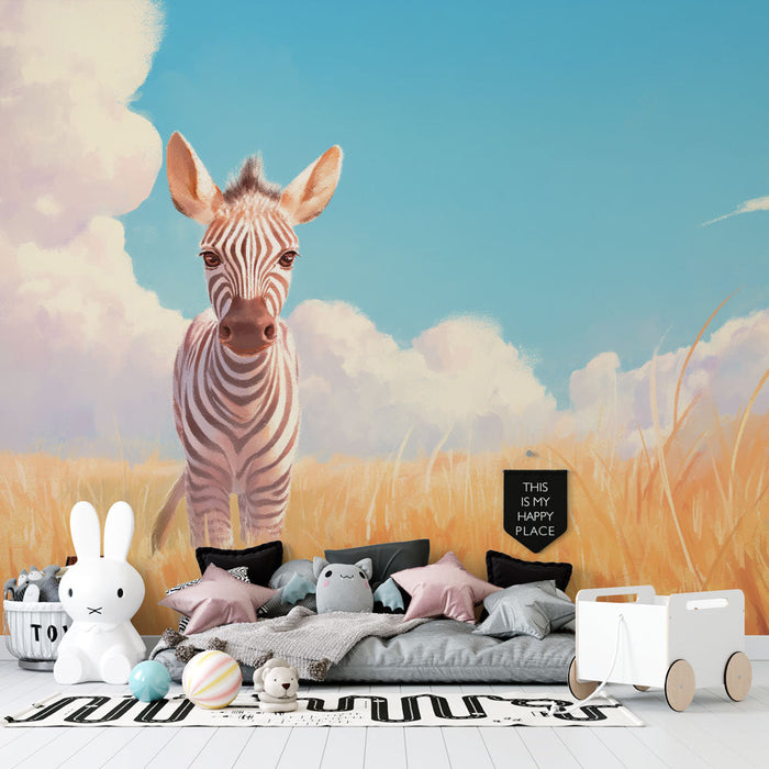 Zebra Mural Wallpaper | Savanna