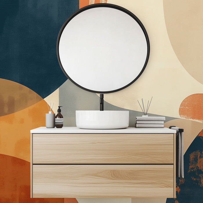 Tapeta koupelna | Abstraktní čerstvá barva