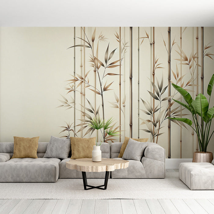 Papel pintado de bambú | Inspirado en el zen y en Japón