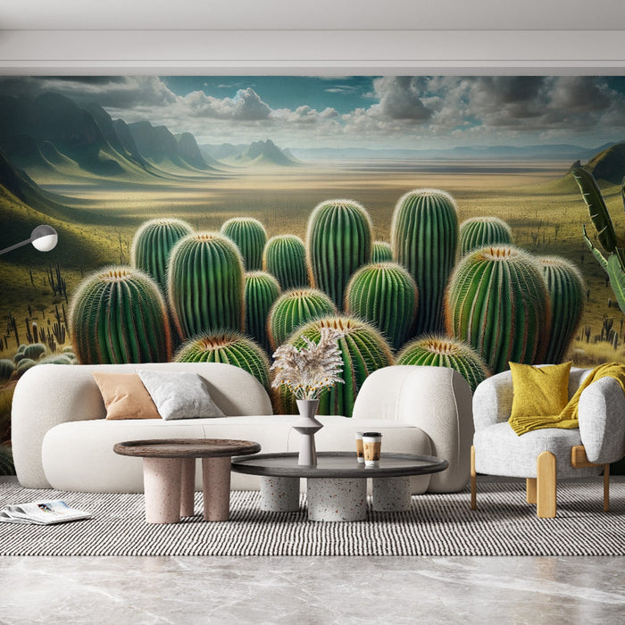 Cactus Mural Wallpaper | Mountain and Landscape