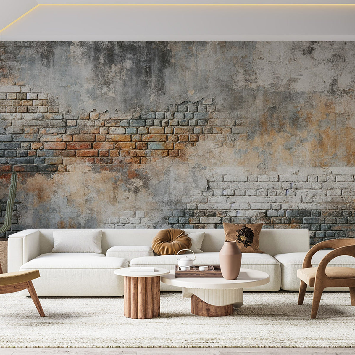 Brick Mural Wallpaper | Classic Red Industrial Design