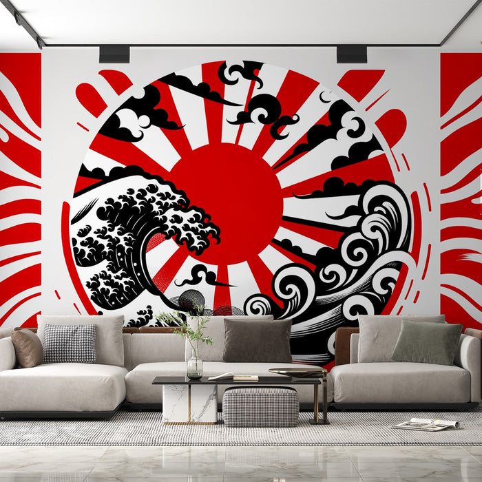 Japanese Mural Wallpaper | Explosion of Japanese Colors
