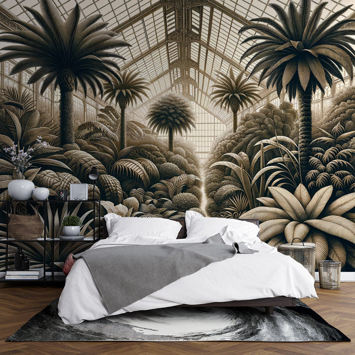 Palm Tree Tapet | Palm Tree and Tropical Foliage Mural Tapet