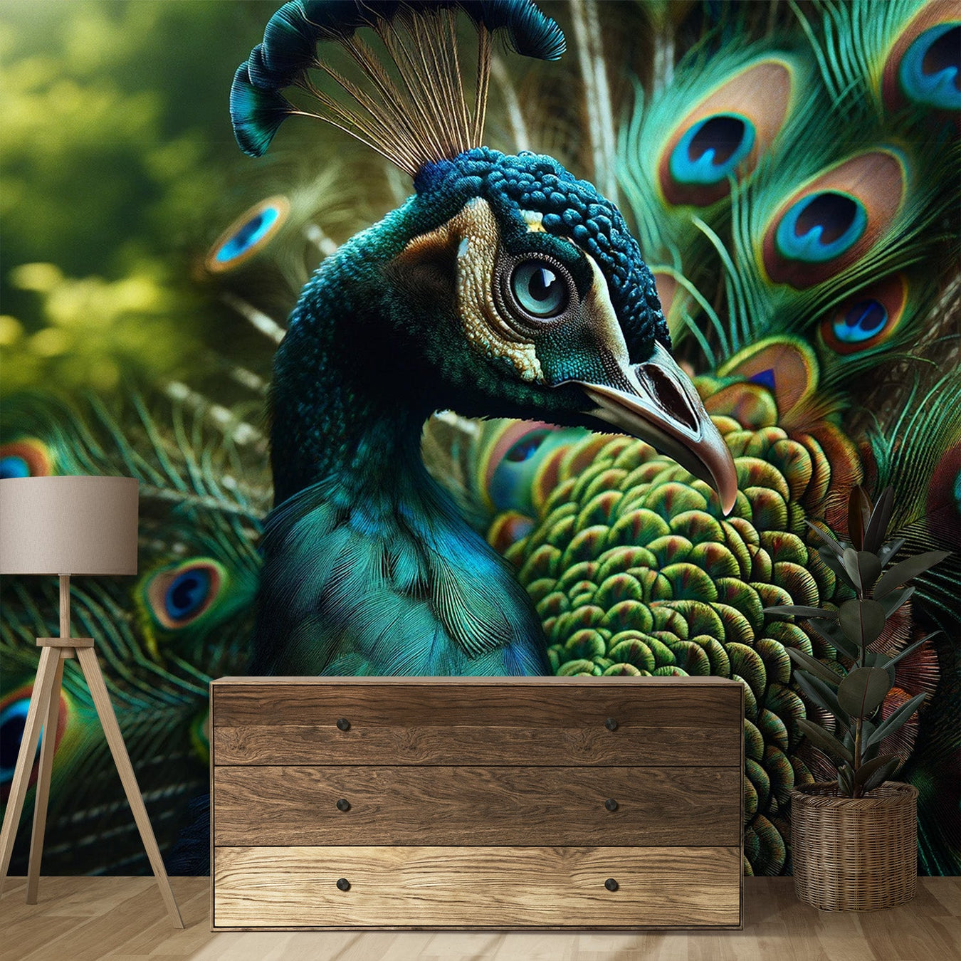 Peacock Mural Wallpaper
Peacock-tapetti