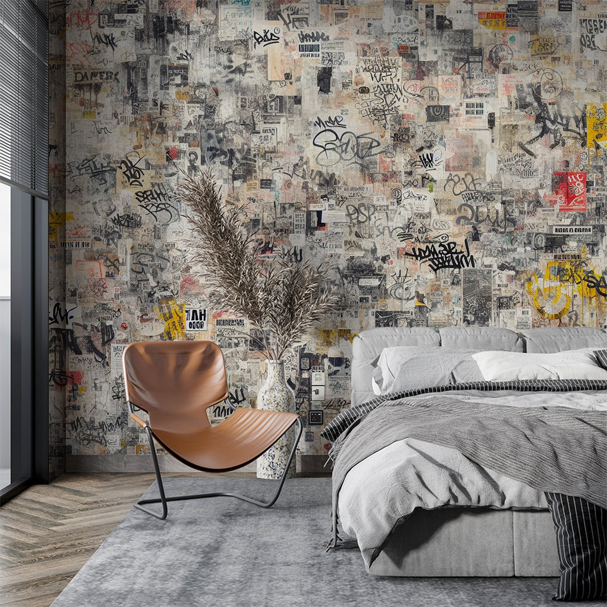 Carta da parati street art | Parete poster con effetto di illusione ot —  WonderMural, image size:1200x1200