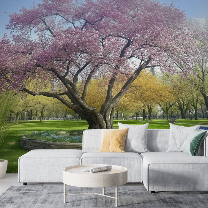 Tapeta květinový strom | Jarní krajina