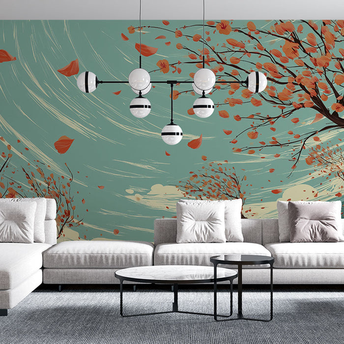 Tapete vent automnal | Поетичен пейзаж