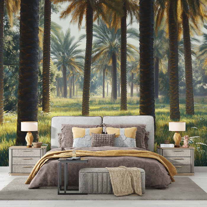 Tapeta palmový háj | Hojná příroda