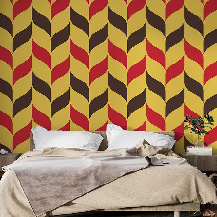 Fototapet Geometrisk | Multicolored Waves