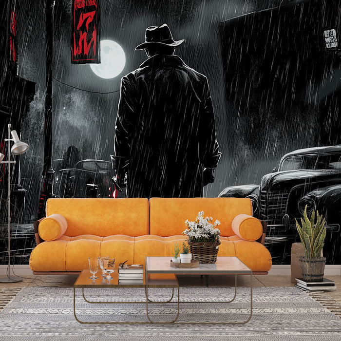Tapete Detektiv | Städtische dunkle Atmosphäre