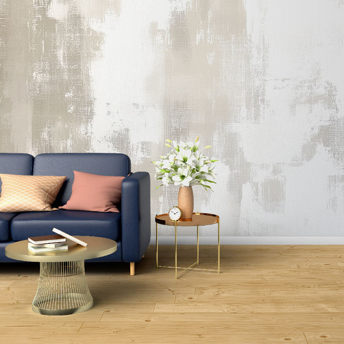 Mural Wallpaper textured beige | Abstract and modern design