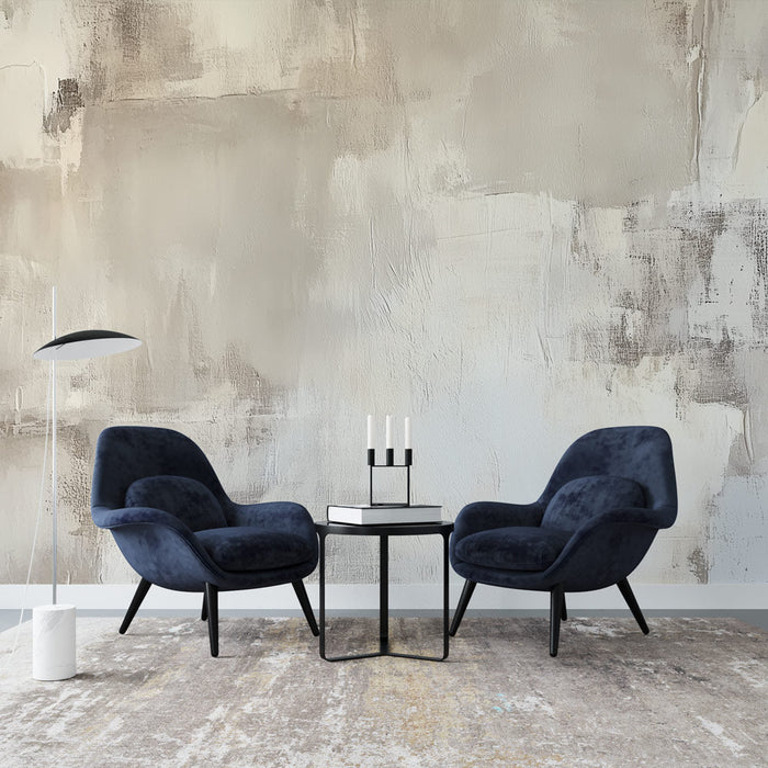 Fototapet dokulu | Bej ve beyaz soyut etki