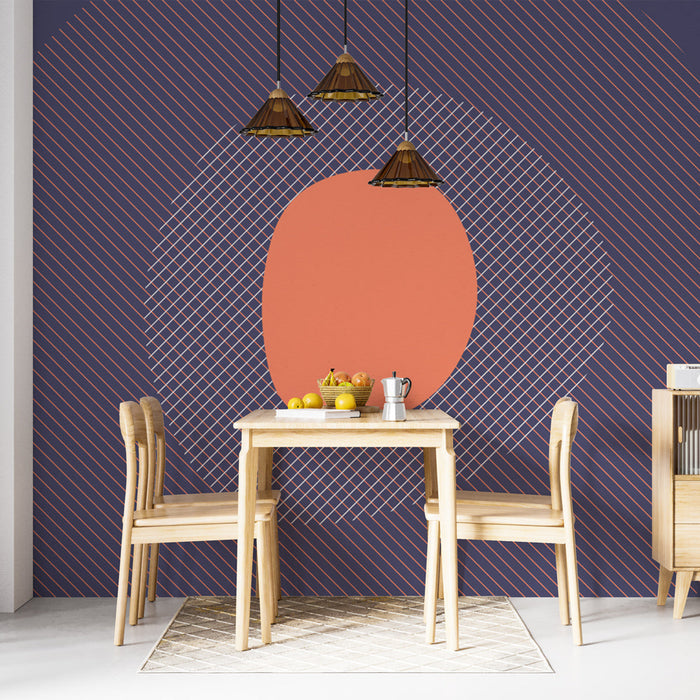 Tapet | Geometrijski krug i linije