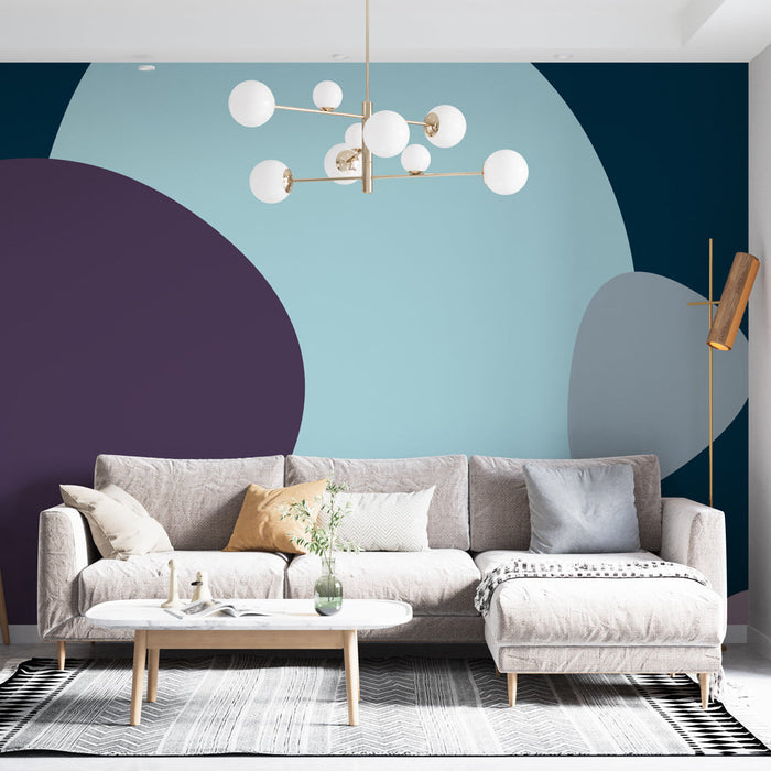 Mural Wallpaper | Colorful Organic Shapes