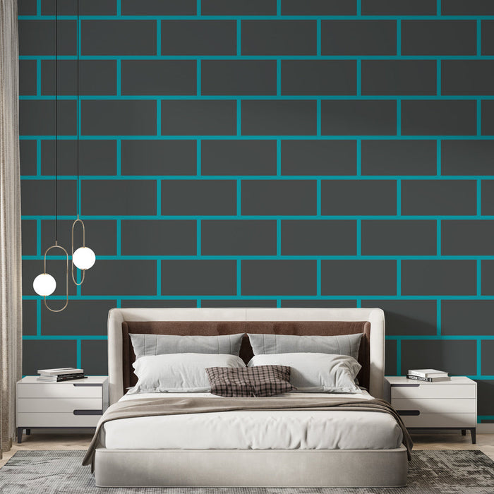 Mural Wallpaper bricks | Modern and graphic